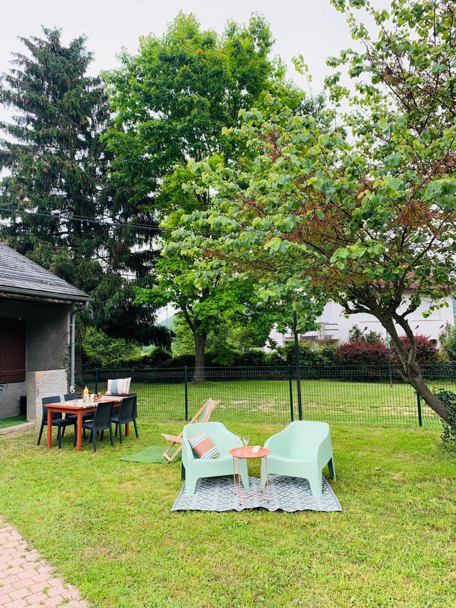 La Suite Unique - Le Jardin Sur Les Pyrenees- Vue Panoramique Montagne -Jardin Cloture Prive De 100M2-Parking-Linge De Lit Et Serviettes Compris- Bielle Kültér fotó