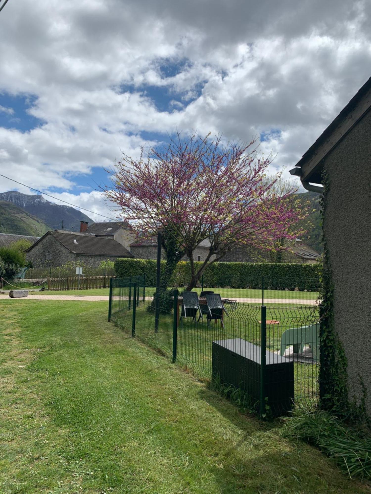 La Suite Unique - Le Jardin Sur Les Pyrenees- Vue Panoramique Montagne -Jardin Cloture Prive De 100M2-Parking-Linge De Lit Et Serviettes Compris- Bielle Kültér fotó